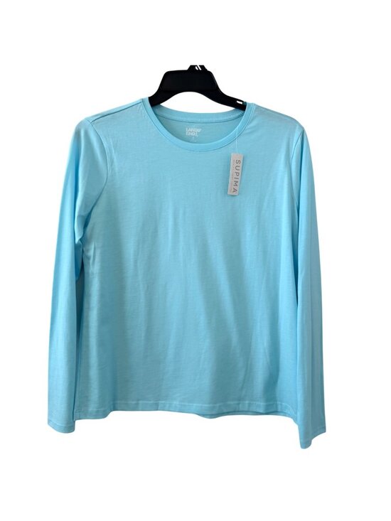 Lands' End Tops - Lands End Light Blue Supima Cotton Long Sleeve Shirt Sz M shirt. NWT